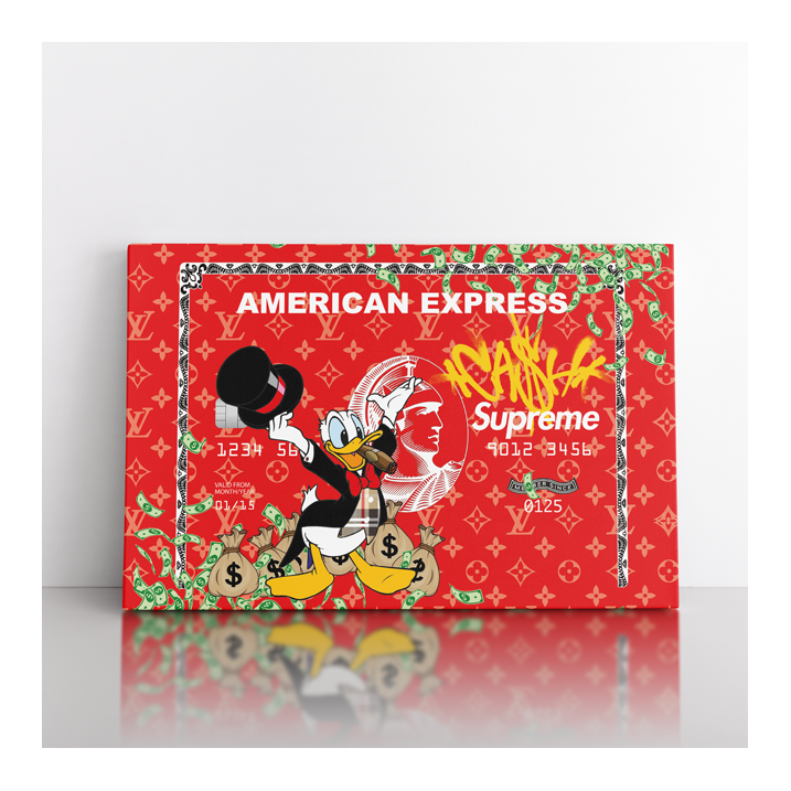 Tableau Donald Amex Supreme - Tableau PopArt