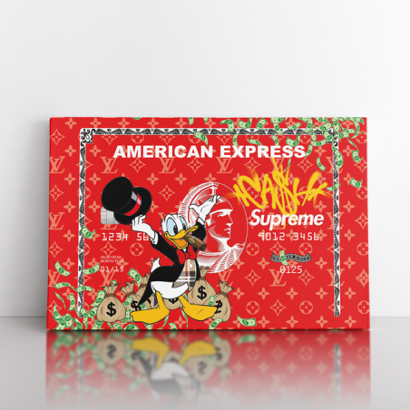 Tableau Donald Amex Supreme - Tableau PopArt