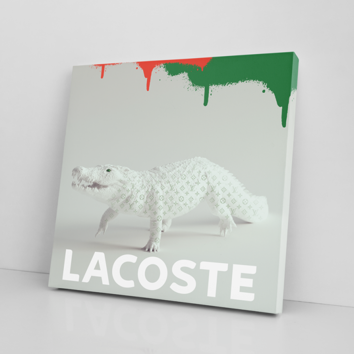 Tableau Pop Art Lacoste Vuitton Tableau Pop Art Lacoste Vuitton