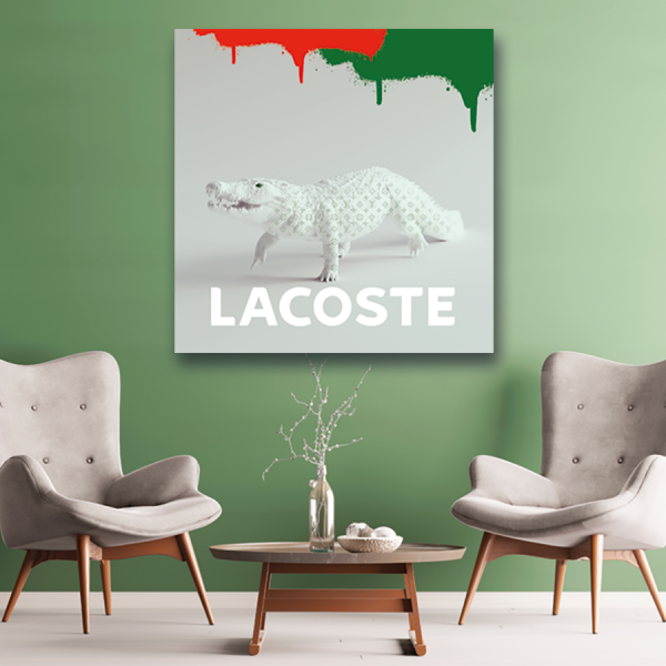 Tableau Pop Art Lacoste Vuitton 2