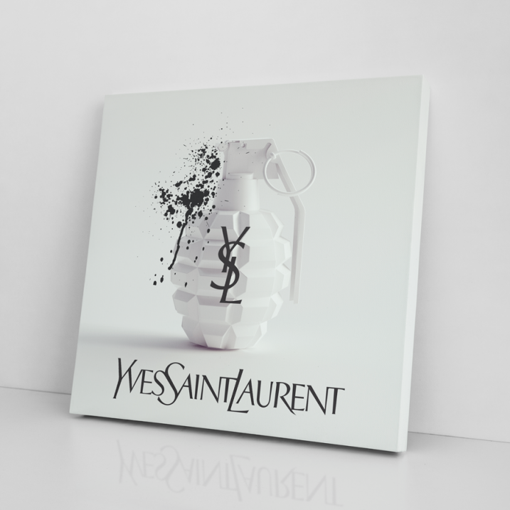 Tableau Pop Art Yves Saint-Laurent