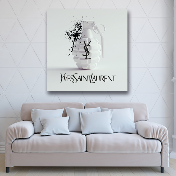 Tableau Pop Art Yves Saint-Laurent