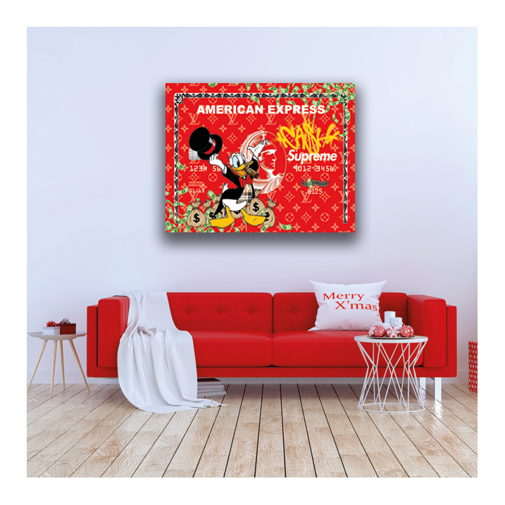 Tableau Donald Amex Supreme - Tableau PopArt