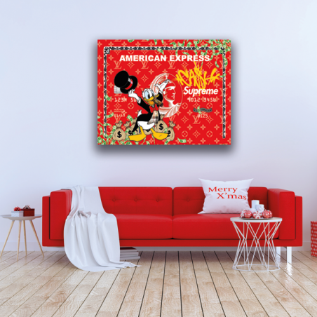 Tableau Donald Amex Supreme - Tableau PopArt