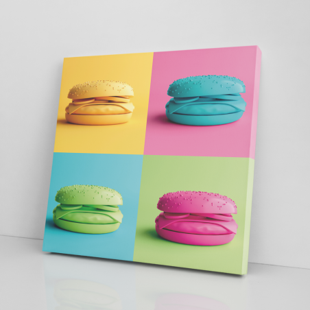 Tableau Hamburger Popart Tableau Hamburger Popart