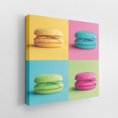 Tableau Hamburger Popart Tableau Hamburger Popart