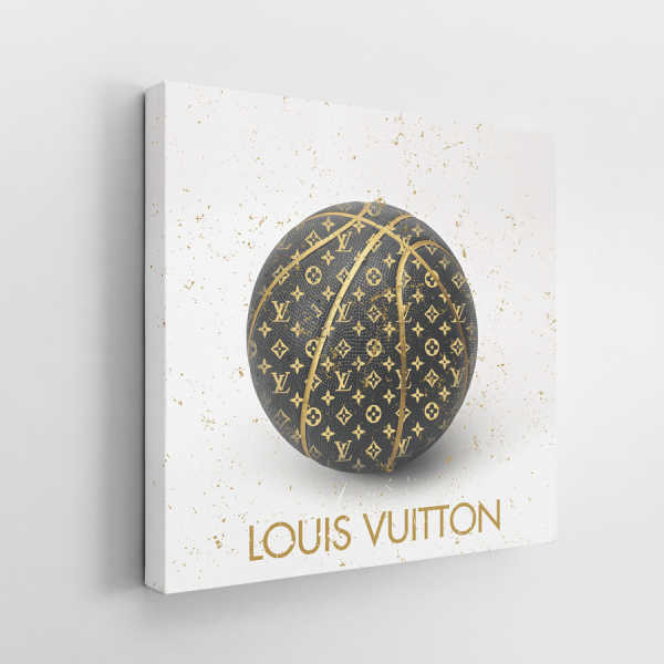 Tableau Popart Louis Vuitton fleurs | Tableau-toile™