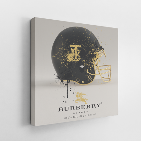 Tableau Pop Art football américain Burberry l Livraison offerte 48h