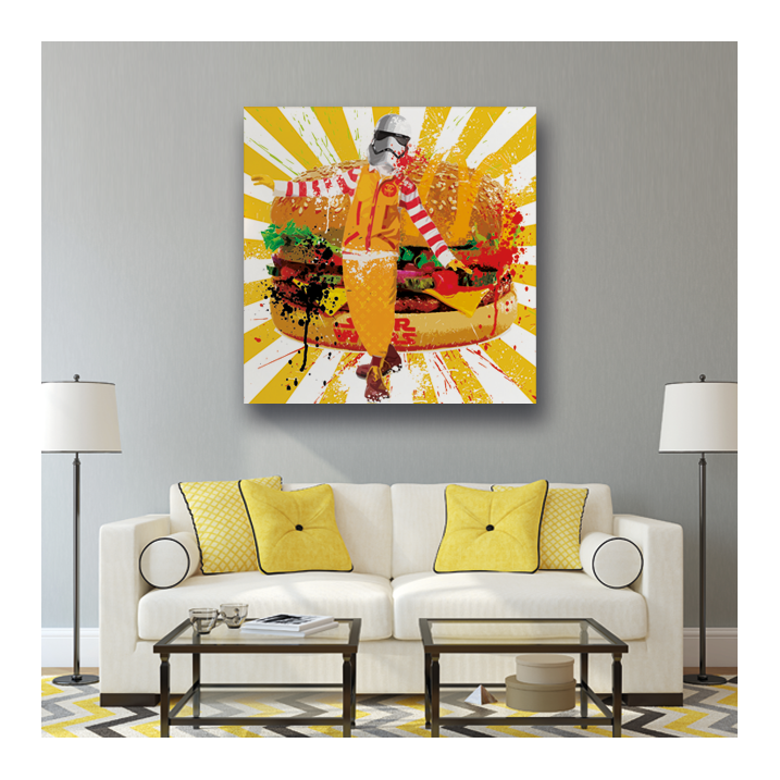 Tableau Burger Starwars - Tableau PopArt