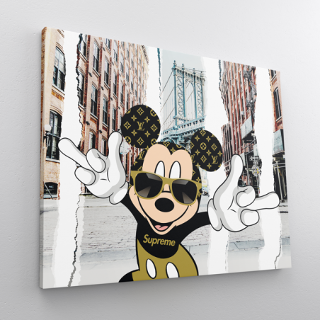 Tableau Pop Art Mickey New-York