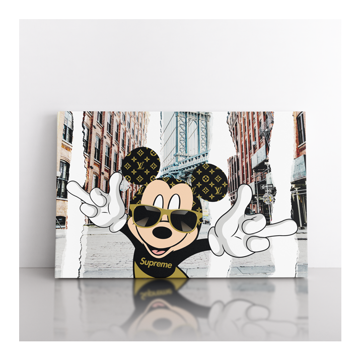Tableau Pop Art Mickey New-York