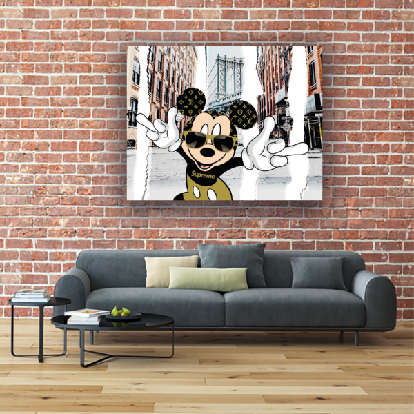 Tableau Pop Art Mickey New-York 2